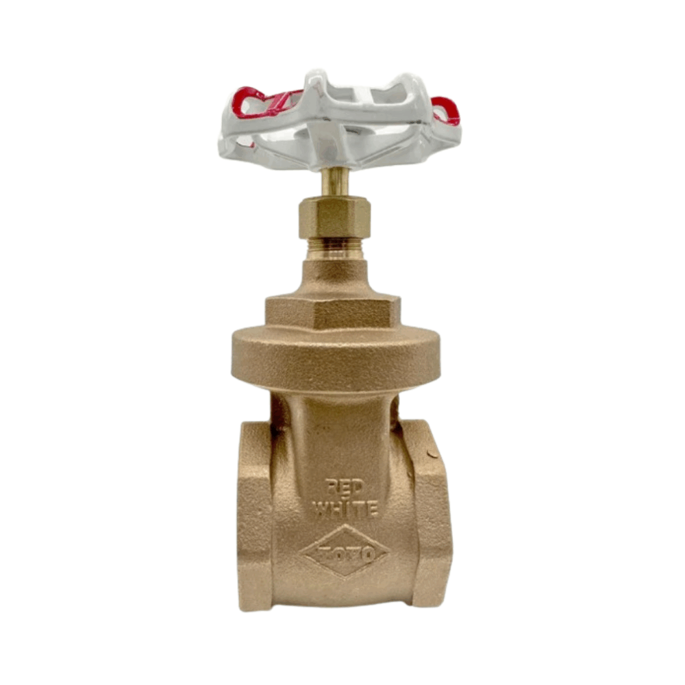 VALVULA COMPUERTA BRONCE TOYO RED WHITE